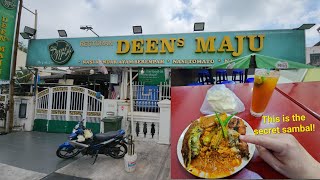 Restoran Deens Maju Nasi Kandar Pulau Pinang Penang Jalan Gurdwara Famous and Delicious [upl. by Estell]