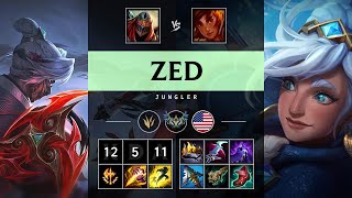 Zed Jungle vs Taliyah Dominating  NA Challenger Patch 1417 [upl. by Ha]