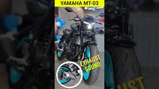 Exhaust Sound  Yamaha MT03  MT03  shortsvideo shorts short yamaha mt03 exhaust new [upl. by Naitsabes]