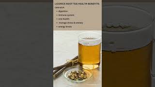 Licorice Root Tea guthealth tea licorice digestivehealth teaheals licoriceroot farazberjis [upl. by Altman]