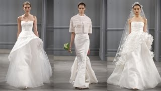 Monique Lhuillier Spring 2014 Bridal Collection [upl. by Flight214]