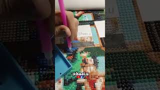 Diamond Painting 3  The Last Supper Part 17 art diy decor shorts shortvideo lastsupper [upl. by Riabuz]