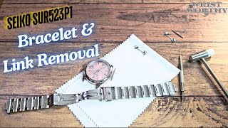 Watch This Before You Remove Seiko SUR523P1 Bracelet  EASY Link Removal Guide [upl. by Giguere]