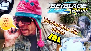 THE 4 YEAR OLD BLADER  BEYBLADE BURST IN REAL LIFE IRL  Series Episode 2  THE SUBSTITUTE [upl. by Anahpos]