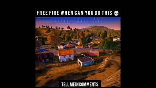 ☠️FREE FIRE WHEN CAN YOU DO THIS 💀 pubg shorts ffroastvideo viralshort viral trending [upl. by Karoline]