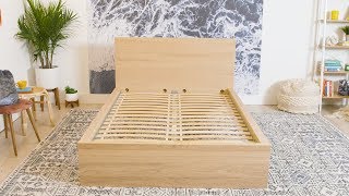 How To Build An Ikea MALM Bed Frame  How To  House Beautiful [upl. by Atteirneh351]