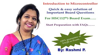 Important HSC Board questions of Microcontroller  Lecture 03  HSC FAQs of Microcontroller 8051 [upl. by See]