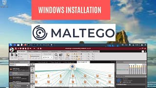 Maltego Windows Installation [upl. by Hanej]