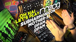 The Moog SubharmoniconMother32DFAM sound amazing [upl. by Norbie]