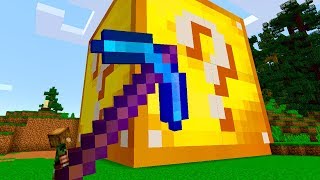 MAIOR LUCKY BLOCK DO MINECRAFT GIGANTE [upl. by Branden]