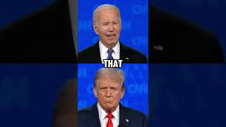 BIDENS BRAIN MELTS DOWN DURING DEBATE ytshorts election2024 politics [upl. by Samuela373]