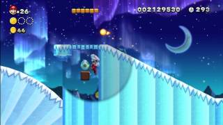 Frosted Glacier3 Prickly Goombas New Super Mario Bros Wii U [upl. by Marcelline]