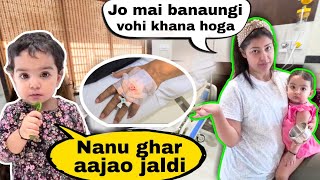 Ups and downs dad in hospital balancing family  HINDI  WITH ENGLISH SUBTITLES  Debina Decodes [upl. by Rybma]