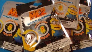 DESPICABLE ME 2 MINION SURPRISE BLIND PACK OPENING [upl. by Asirram]