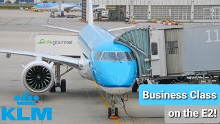 Flight Report  Business class onboard the E2  Amsterdam to Munich  Embraer E195E2  KLM [upl. by Alvan]