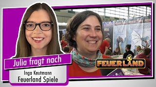 FEUERLAND SPIELE  Inga Keutmann im Inteview auf der SPIEL DOCH Dortmund 24  Spiel doch mal [upl. by Anayia166]