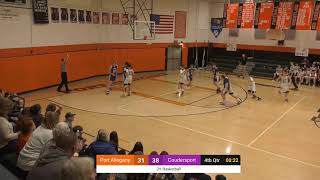 JH Basketball Port vs Coudersport [upl. by Ddot]