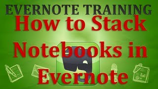 How to Stack Notebooks in Evernote [upl. by Holly500]