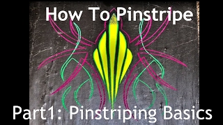 Cambridge Pinstriping Tutorial  Part 1 the basics of pinstriping How to pinstripe [upl. by Ayarahs]