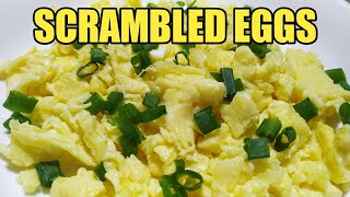 HOW TO MAKE FLUFFY SCRAMBLED EGGS  THE BEST WAY TO COOK SCRAMBLED EGGS [upl. by Shulem]