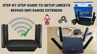 How to setup Linksys RE9000 Wifi range Extender  Setting up Linksys RE9000 Extender [upl. by Ludie]