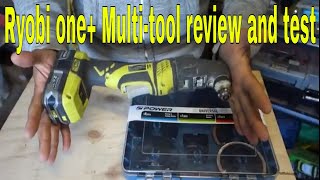 Ryobi one multi tool review and testing  18v job plus [upl. by Solracsiul499]