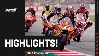 Moto2™ Race Highlights ⚔️  2023 CatalanGP 🏁 [upl. by Enahsed]