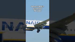 How much pilots make Ryanair plane planesspotting avgeek planespotting viralvideo shorts [upl. by Leiahtan]