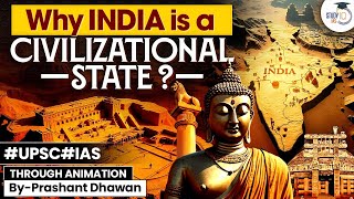 Why India is a Civilizational state  Indus valley Civilization  History  Prashant Dhawan  UPSC [upl. by Hauger314]