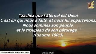 CULTE DU VENDREDI 08 NOVEMBRE 2024  Fr Boris SAMBI [upl. by Waltner]