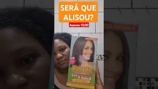 Usei Hairlife no meu cabelo crespo alisamento embeleze transformaçãocapilar [upl. by Asyl]