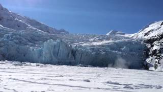 Portage glacier calving [upl. by Erle]