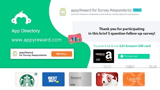 How to automate survey rewards for SurveyMonkey appyReward  A digital rewards app for SurveyMonkey [upl. by Ain]