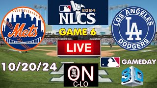 🔴Los Angeles Dodgers vs New York Mets Live MLB NLCS BASEBALL Game 6 PlaybyPlay 3D Presentation [upl. by Cohdwell]