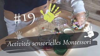 19 Activités sensorielles Montessori [upl. by Nosirrah]