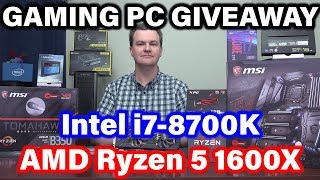 i78700K  vs  Ryzen 5 1600X [upl. by Marijane]