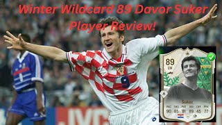 Davor Suker 89 Rated Winter Wildcards Icon SBC Player Review 🔥  FC 24 ULTIMATE TEAM [upl. by Walston564]