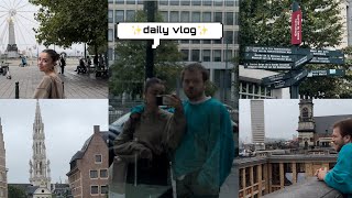 A Day in Brussel  Breakfast City Walk and French Class Enrollment [upl. by Arrehs]