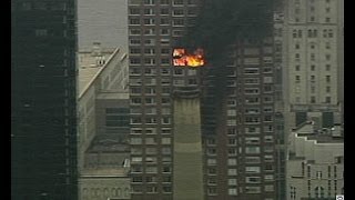 Helicopter Crashes Into Apartment Building in Korea [upl. by Ginsberg]