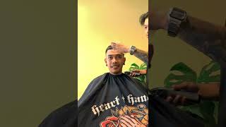 THOM X HIEN BARBERSHOP  Mohican hairstyle for hot days vungtaubeach trendinghaircut cattocnam [upl. by Oesile79]