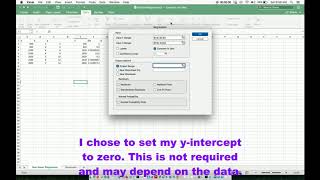 Nonlinear Regression Analysis in Microsoft Excel [upl. by Bigner557]