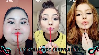 LIP CHALLENGE TIKTOK COMPILATION [upl. by Ycnej]