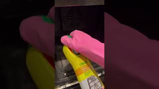 Oven cleaning asmr 🫧 satisfying cleaning explore shorts fyp motivation [upl. by Aramac]