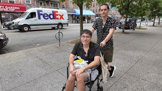 Wheelchair Adventures in NYC with HereBeBarr  PostInjury Journey in NYC [upl. by Nnylram]