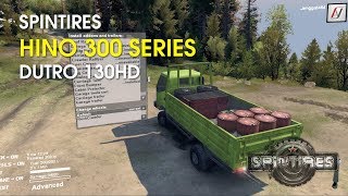 Spintires  Hino 300 series  Dutro 130 HD [upl. by Relluf461]