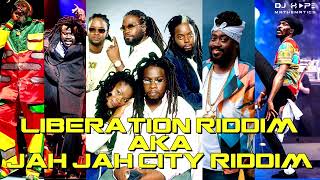 Liberation Riddim AKA Jah Jah City Riddim Mix Full Album ft Morgan Heritage Capleton amp More [upl. by Ymerrej]