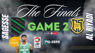 LIVE Game 2 Reaction Sagesse vs Riyadi Lebanese Basketball [upl. by Dorita]