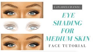 EYE SHADING For MEDIUM SKIN  Stardoll Face Tutorial  LanaDelChanel [upl. by Saretta]