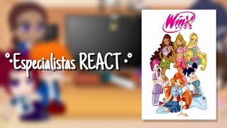 Especialistas REACT ao Clube das Winx Canon Shipps [upl. by Oreves]