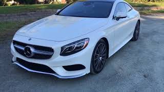 Brand new 2018 Mercedes S550 4matic Coupe [upl. by Akeihsal]